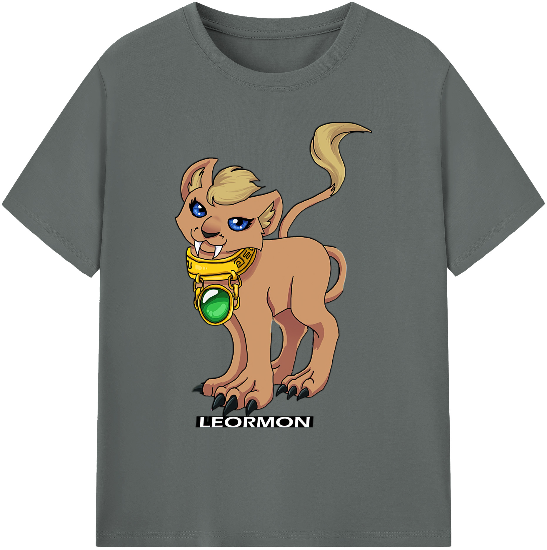 （画像用） Digimon デジタルモンスター/デジモン 綿100％ メンズ半袖Tシャツ｜肌触りやわらか＆通気性